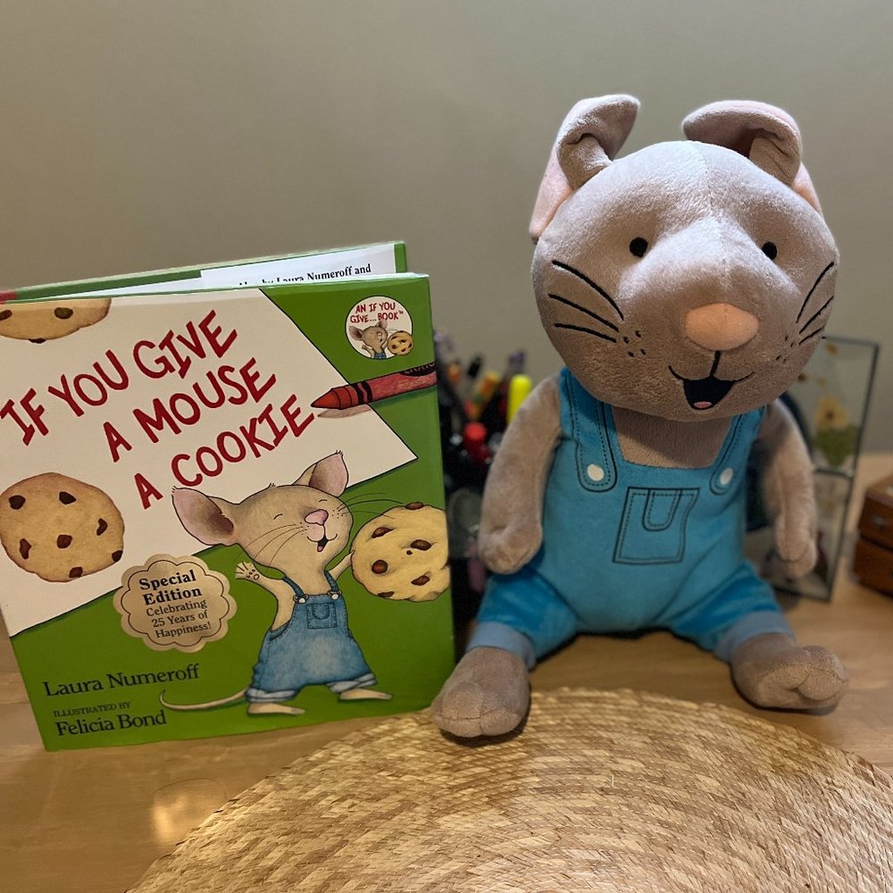 KOHL'S CARES IF YOU GIVE A MOUSE A COOKIE PLUSH & 25th ANNIVERSARY BOOK BUNDLE